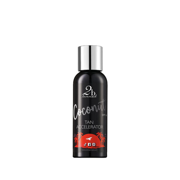 2bTanned coconut tan accelerator travel size 100ml - British product