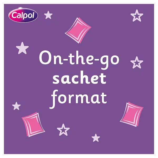 Calpol Sugar Free Infant Suspension Sachets Strawberry 12s - British product