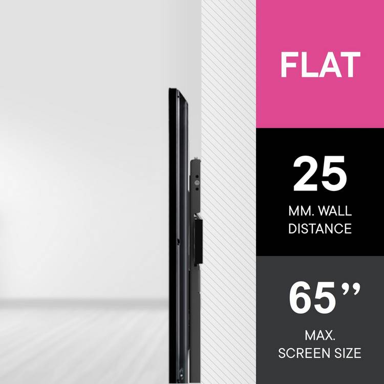 One For All WM4411 flat TV wall bracket 32-65 inch - British product
