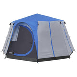 Argos Coleman 8 Person Octagon Dome Glamping Tent Blue/White- Buy online at McGrocer
