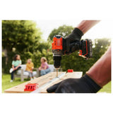 Black+Decker 18V cordless hammer drill, imported from the UK