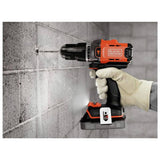 Black+Decker 18V cordless hammer drill, imported from the UK