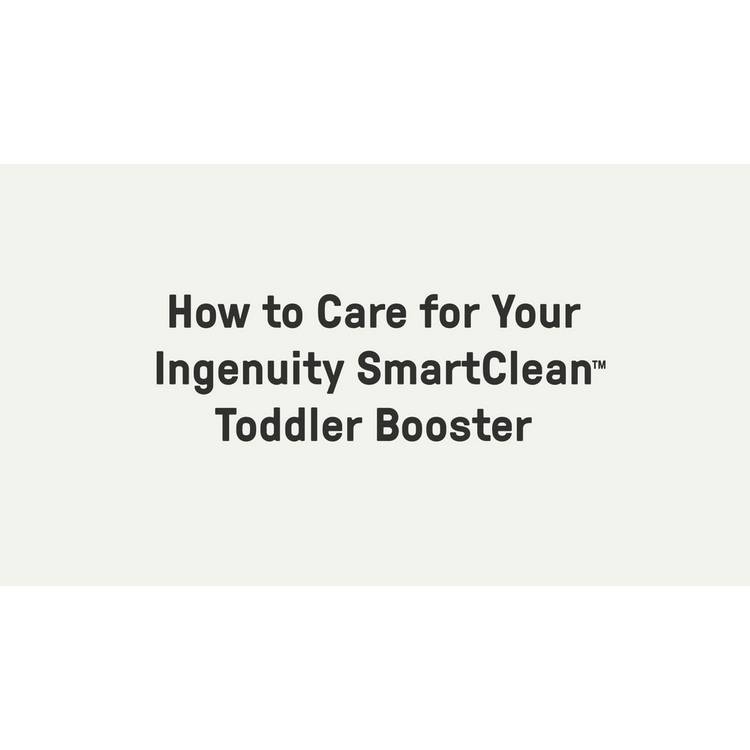 Ingenuity SmartClean toddler booster seat slate (British brand)
