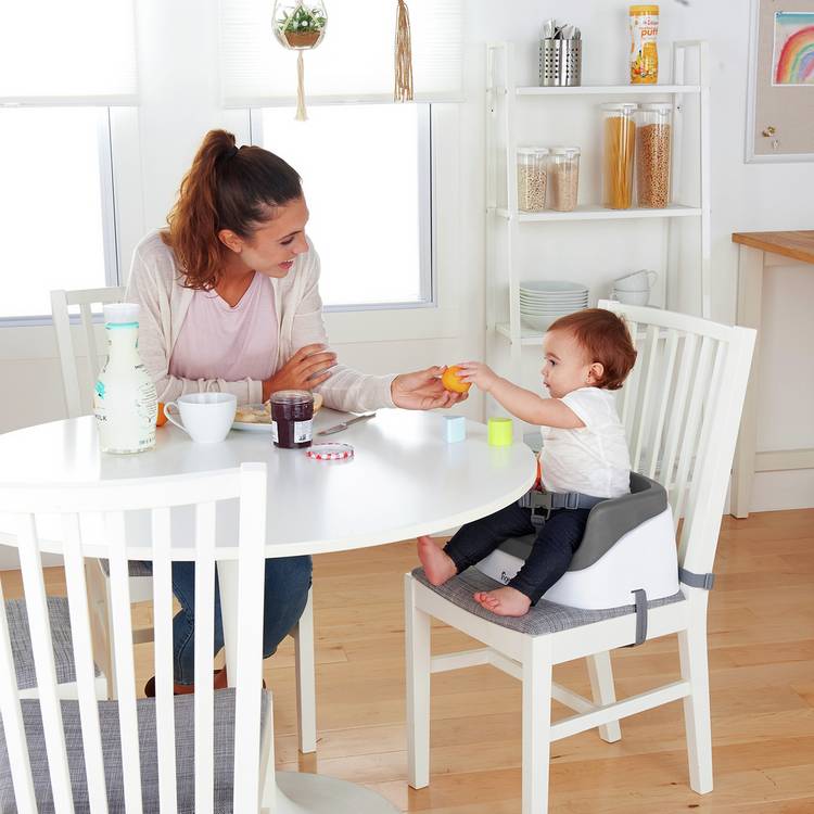 Ingenuity SmartClean toddler booster seat slate (British brand)