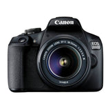 Canon EOS 2000D DSLR camera lens starter kit - British product