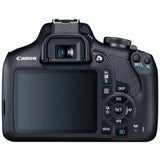 Canon EOS 2000D DSLR camera lens starter kit - British product
