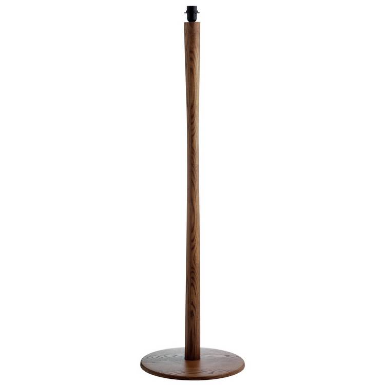 Habitat floor lamp base walnut solid oak - British brand