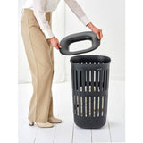 Brabantia laundry baskets set of 2 black 55L, imported from the UK