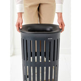 Brabantia laundry baskets set of 2 black 55L, imported from the UK