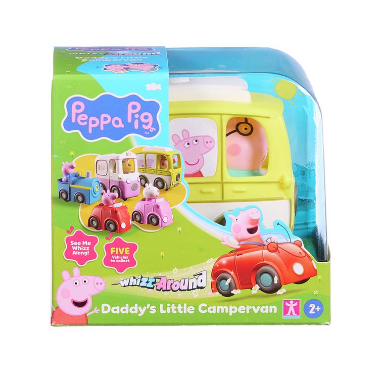 Peppa Pig Daddy Pig toy campervan motorised vehicle (British brand)