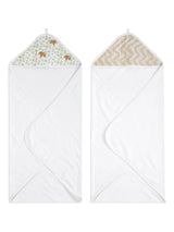 Next Aden + Anais Animal 100% Cotton Hooded Towel 2 Pack- Buy online at McGrocer