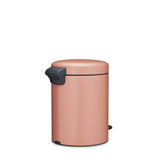 Brabantia NewIcon 5 litre pedal bin warm copper - British product