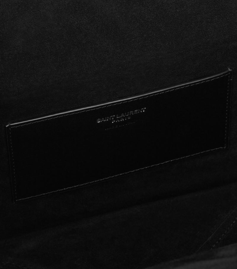 Saint Laurent embossed takeaway box bag in calfskin, UK version