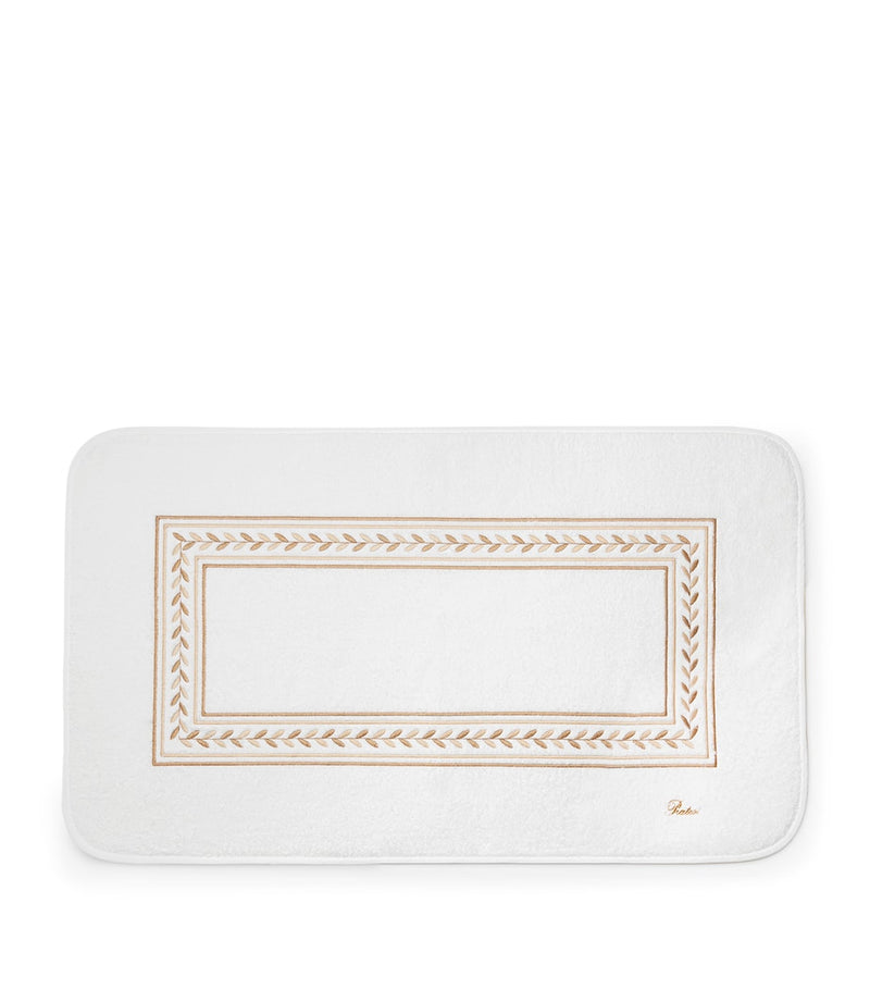 Pratesi Impero cotton bath mat 20x35cm - British product