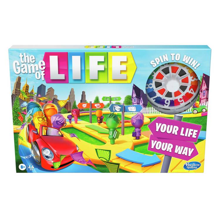Hasbro Gaming Game of Life board game (British brand)