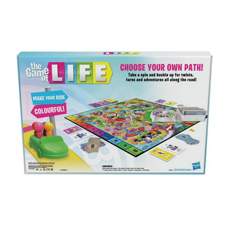 Hasbro Gaming Game of Life board game (British brand)