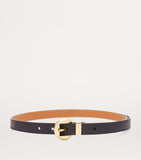 LOEWE Leder-Kieselstein-Gürtel, UK-Version