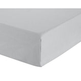 Argos Habitat Cotton Rich 180 TC Plain Dove Grey Flat Sheet - Single- Buy online at McGrocer