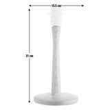 Habitat wooden table lamp base natural H31cm, imported from the UK