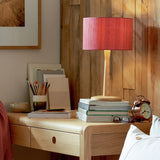 Habitat wooden table lamp base natural H31cm, imported from the UK