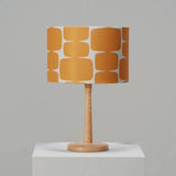 Habitat wooden table lamp base natural H31cm, imported from the UK