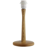 Habitat wooden table lamp base natural H31cm, imported from the UK