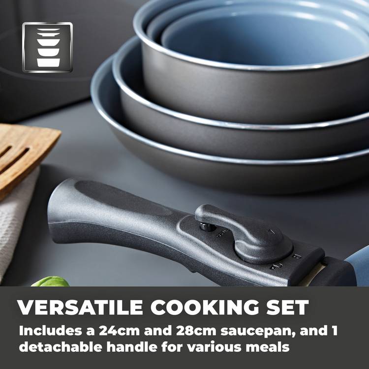 Tower fry pan set 3-piece 24 & 28cm - British product