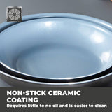 Tower fry pan set 3-piece 24 & 28cm - British product