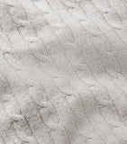 Ralph Lauren cashmere cable-knit throw 60cm x 60cm, imported from the UK