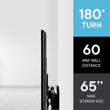 One For All full motion TV bracket 32-65 inch, UK version