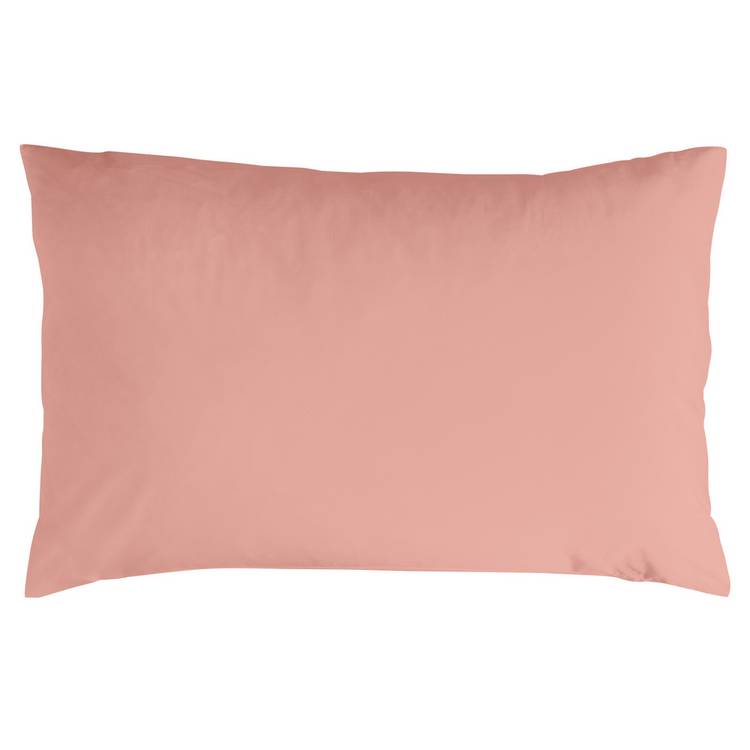 Habitat Egyptian cotton standard pillowcase pair blush (British brand)
