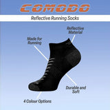Comodo Hi Viz lightweight running socks - British product