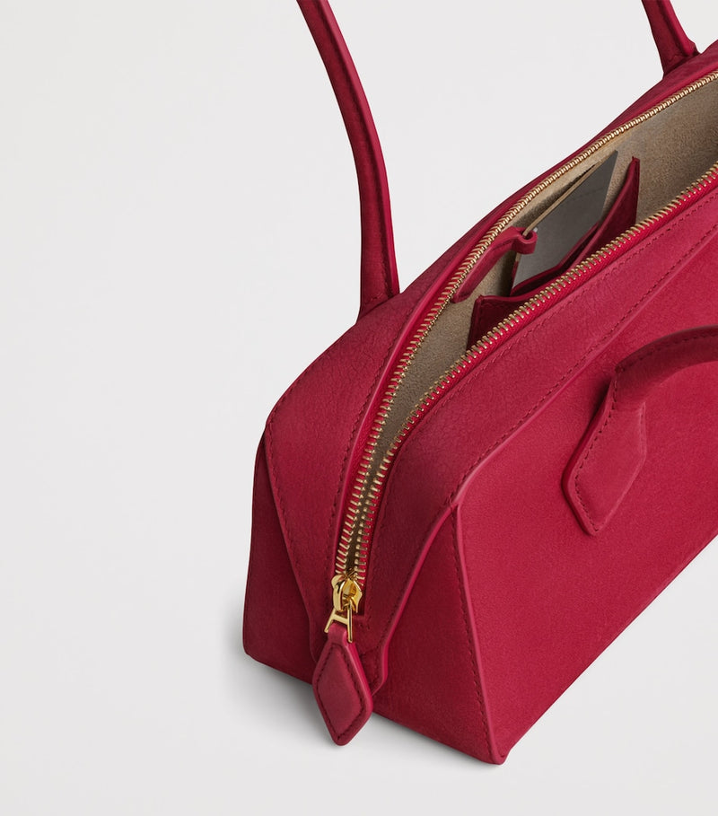 Alaïa medium suede Le Teckel shoulder bag (British brand)
