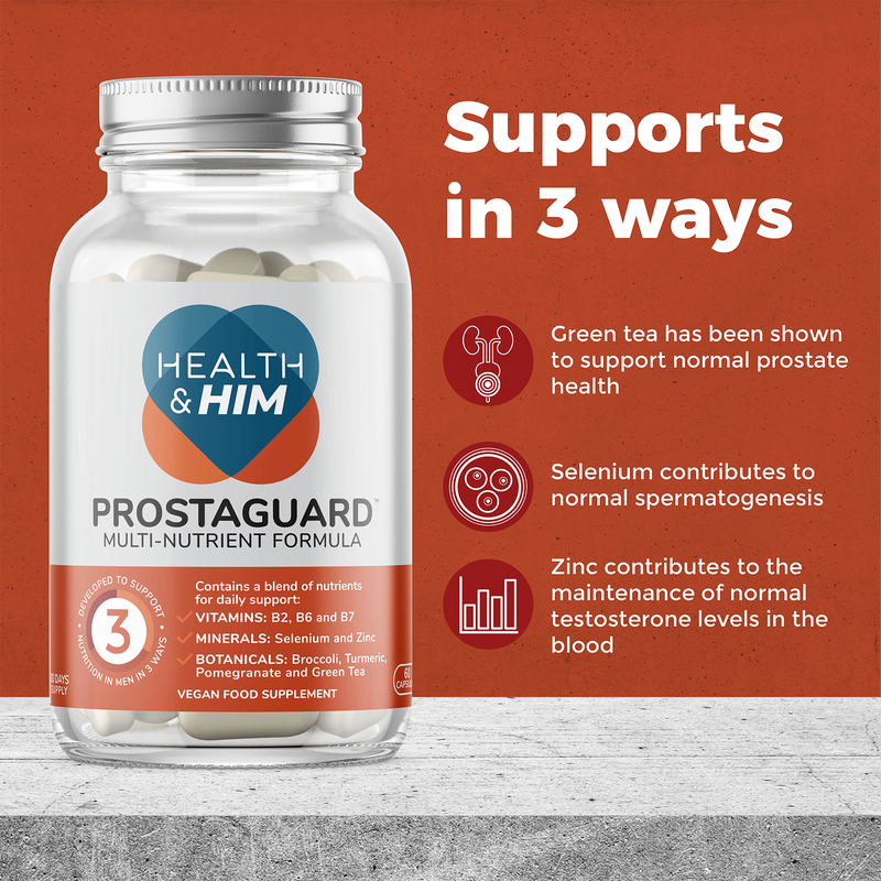Health & Him Prostate Multi Nutrient Formula 60 Capsules, UK version
