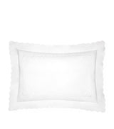 Harrods Egyptian Cotton Oxford Pillowcase with Braid Embroidery 50x90cm- Buy online at McGrocer