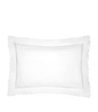 Pratesi Oxford pillowcase with braid embroidery 50cm x 90cm, imported from the UK