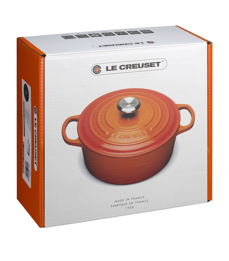 Le Creuset cast iron round casserole dish 20cm, UK version