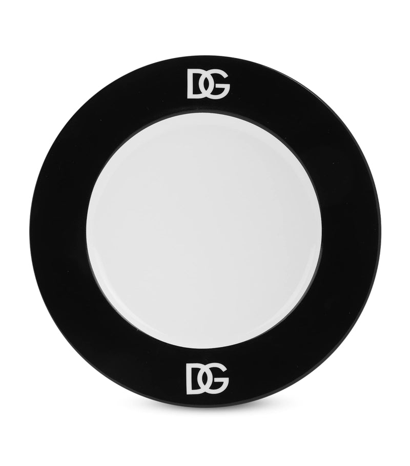 Dolce&Gabbana Casa DG Millennials logo plates 19cm - British product
