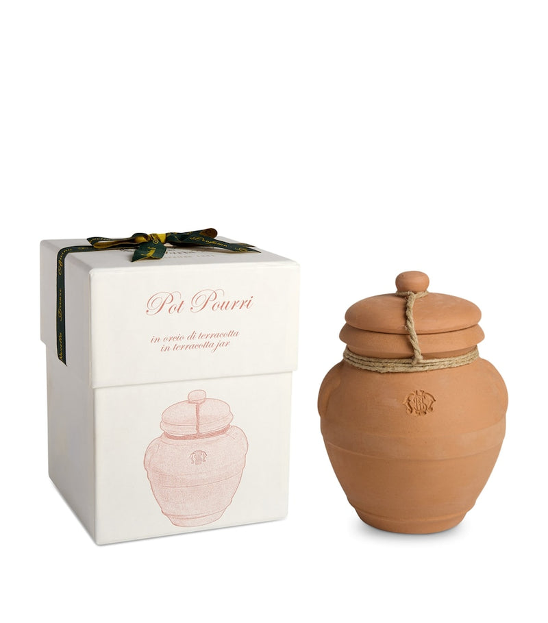 Santa Maria Novella Pot Pourri Terracotta Jar 70g, imported from the UK
