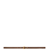 Harrods Saint Laurent Calfskin Cassandre Slim Belt- Buy online at McGrocer