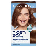 Superdrug Clairol Nice'N Easy Permanent Hair Dye 6W Light Mocha Brown- Buy online at McGrocer