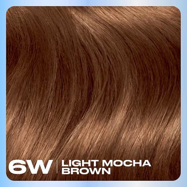 Clairol Nice'N Easy permanent hair dye Light Mocha Brown - British product