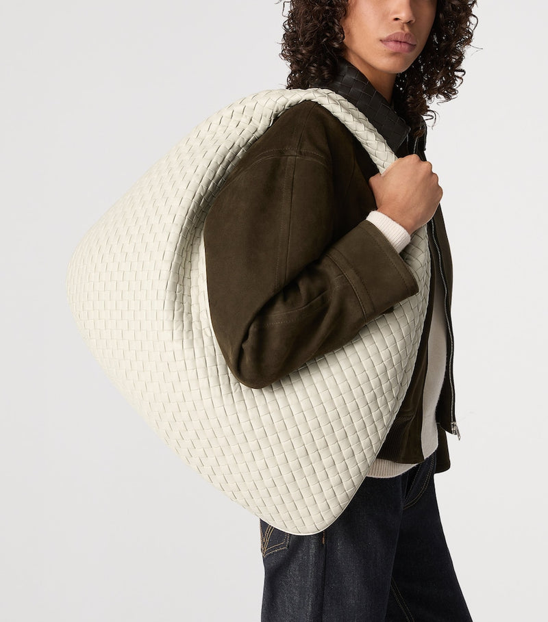 Bottega Veneta Maxi Veneta leather shoulder bag, UK version