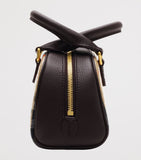 Burberry Mini Canvas Highlands Bowling Bag - British product