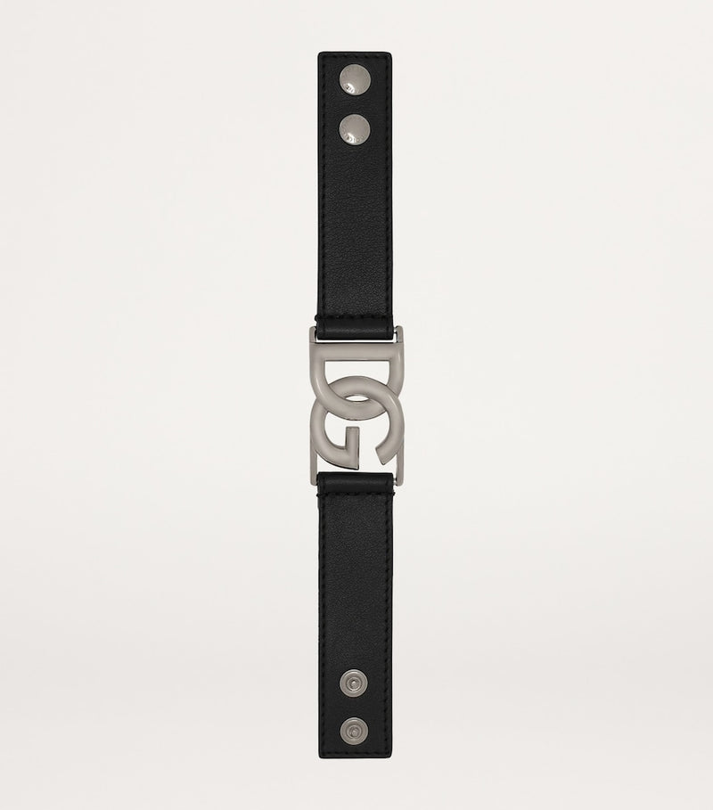 Dolce&Gabbana leather logo bracelet - British product