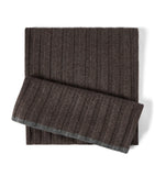 Brunello Cucinelli cashmere rib-knit scarf 30x167cm, UK version
