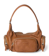 Harrods Miu Miu Nappa Leather Pocket Top-Handle Bag- Buy online at McGrocer