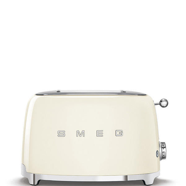 Smeg cream stovetop kettle and toaster set, UK version