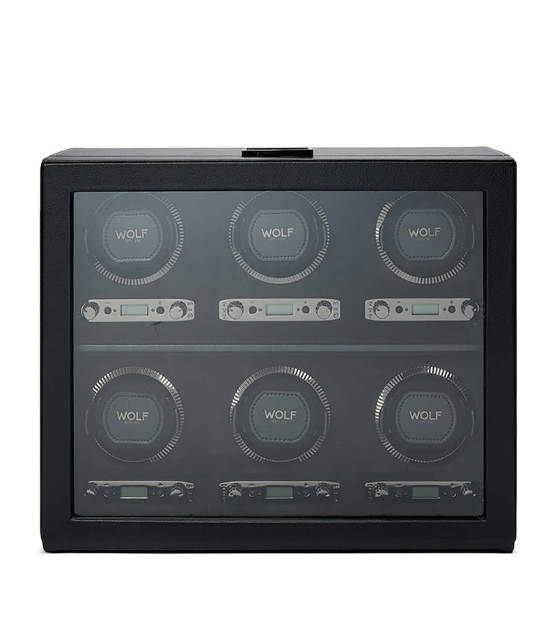 WOLF British Racing 6-piece watch winder (British brand)