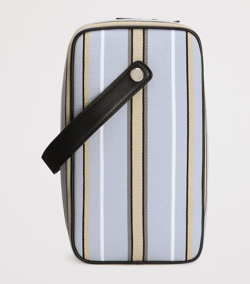 Dolce&Gabbana striped lock top-handle bag - British product